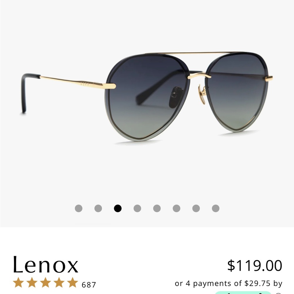 DIFF eyewear - Lenox Sunglasses (Brand New)